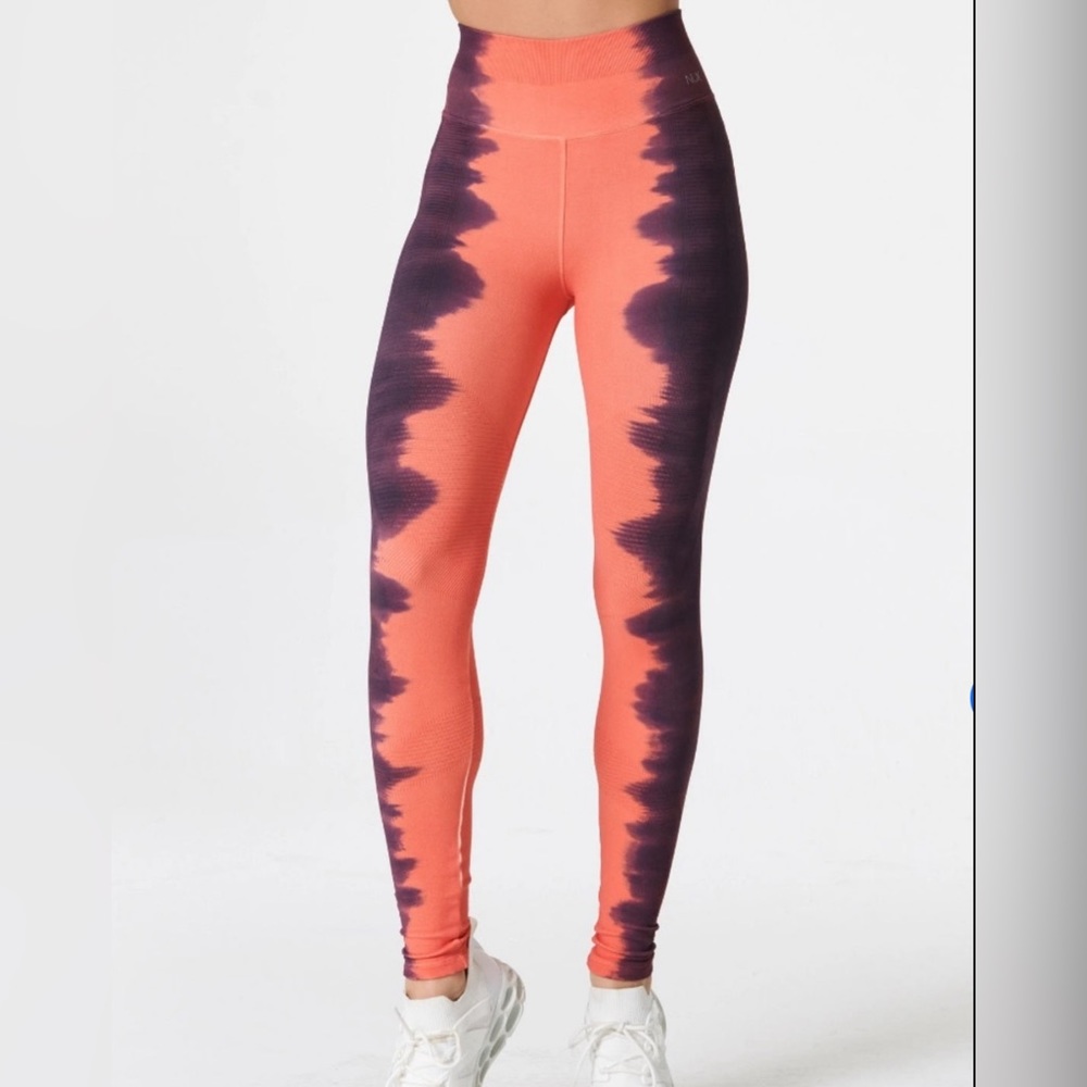 NWT Nux One By One Legging CD - Coral/Astral Aura